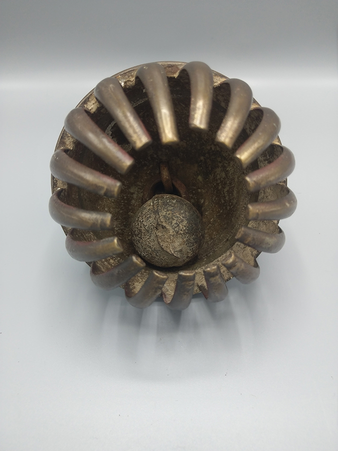 Cloche en Bronze Indienne de Palaquin d' Eléphant