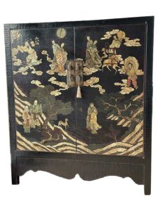 Armoire laquée chinoise 19eme